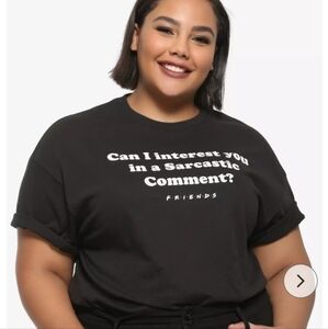 Friends Sarcastic Comment Girls T-Shirt Plus Size